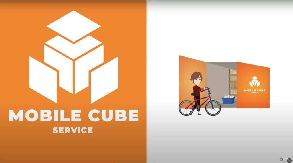 image extraite du clip publicitaire de mobile cube